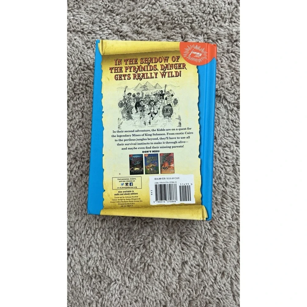 Treasure Hunters:‎ Danger Down the Nile By James Patterson